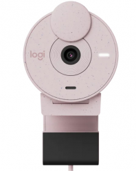 Webcam Logitech Brio 300 FHD 1080p Hồng (Rose) (960-001449)