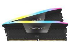 RAM PC Corsair VENGEANCE RGB 64GB (2x32GB) DDR5 6000MHz CL40 Black (CMH64GX5M2D6000C40)