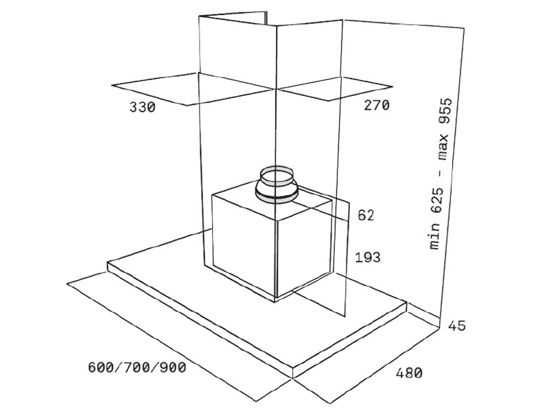 Máy hút mùi Teka DSJ 950 (40484832) - 900mm