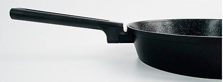 Chảo xào Aina 28cm vân đá, tráng sứ Happy Home Pro
