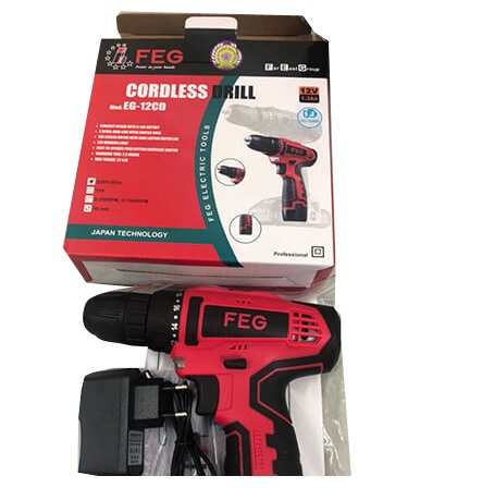 Máy bắt vít chạy pin FEG EG-12CD (12V - 1.3A)