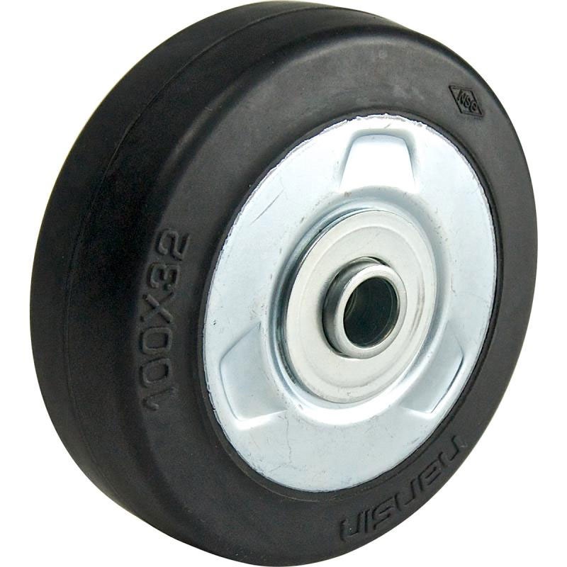 Bánh xe đẩy cao su cố định Nansin SKM-130VS (Phi 130, tải trọng 180kg/bánh)