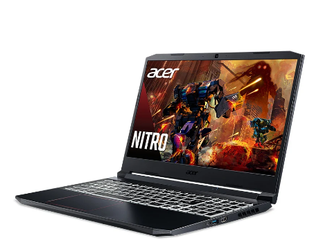 Laptop Acer Nitro series AN515 55 55E3 NH.Q7QSV.002 (Core i5-10300H/16Gb/512Gb SSD/15.6" FHD/RTX 2060 - 6GB/Win10/Black)