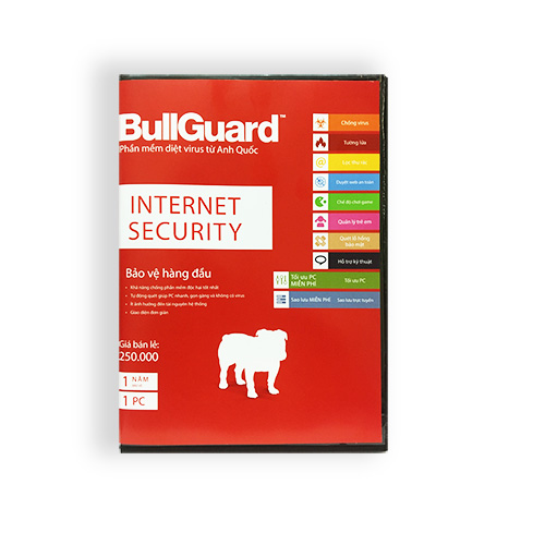 BullGuard Internet Security BIS1U (1 năm 1 PC)