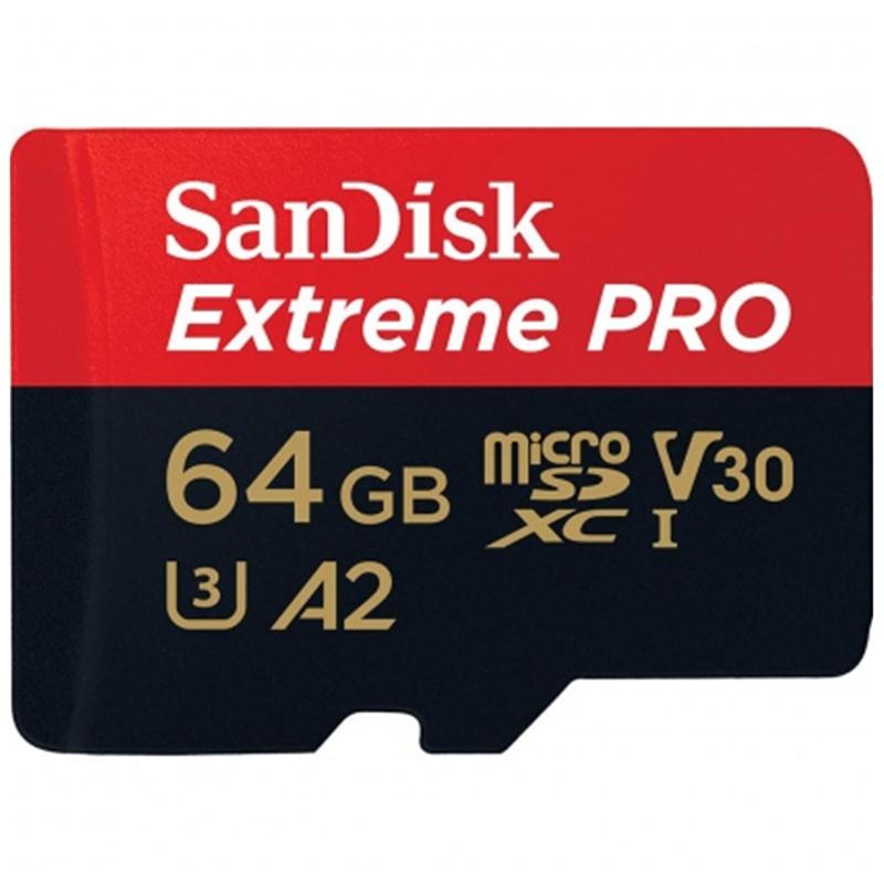 Thẻ nhớ MicroSDXC Sandisk Extreme Pro 64GB 170Mb/90Mb/s