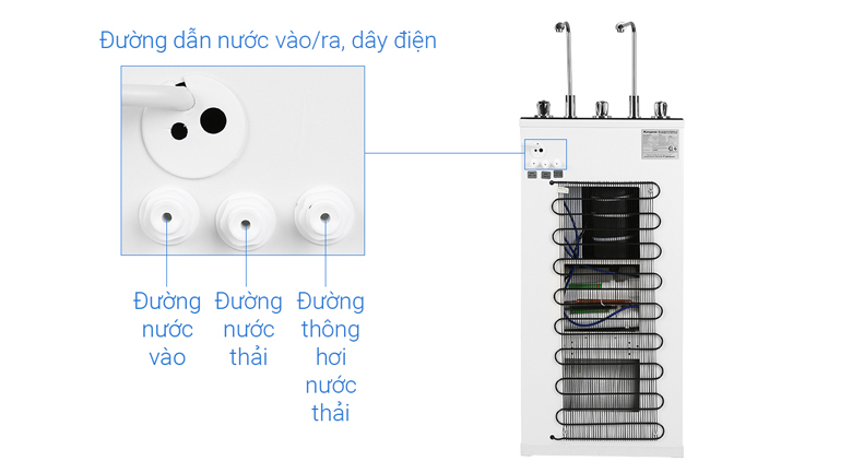 Máy lọc nước R.O nóng lạnh Hydrogen Kangaroo KG10A4VTU 10 lõi