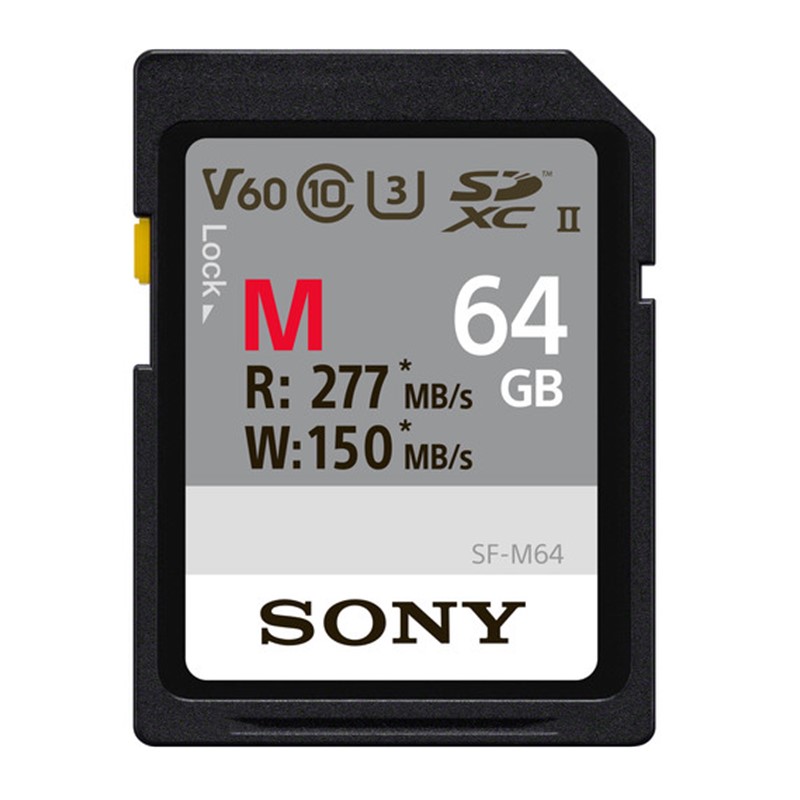 Thẻ nhớ SDXC Sony 64GB 277Mb/150Mb/s (SF-M64/T2)