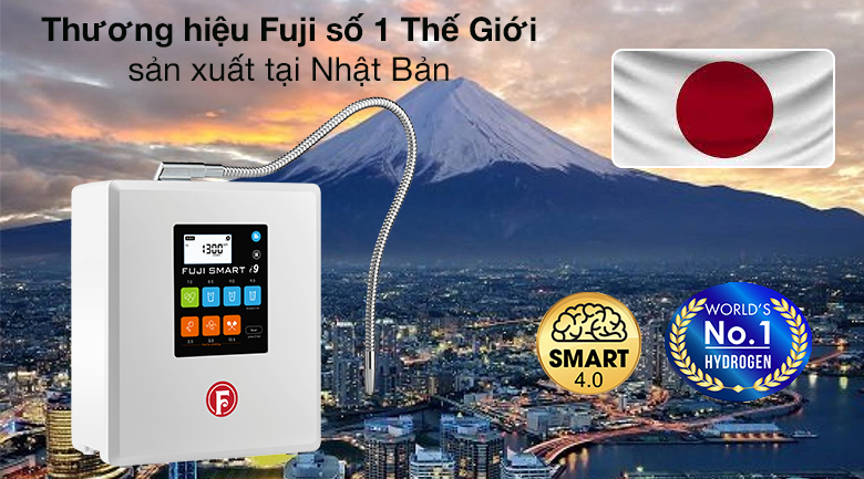 Máy lọc nước ion kiềm Fuji Smart i9 10 tấm điện cực