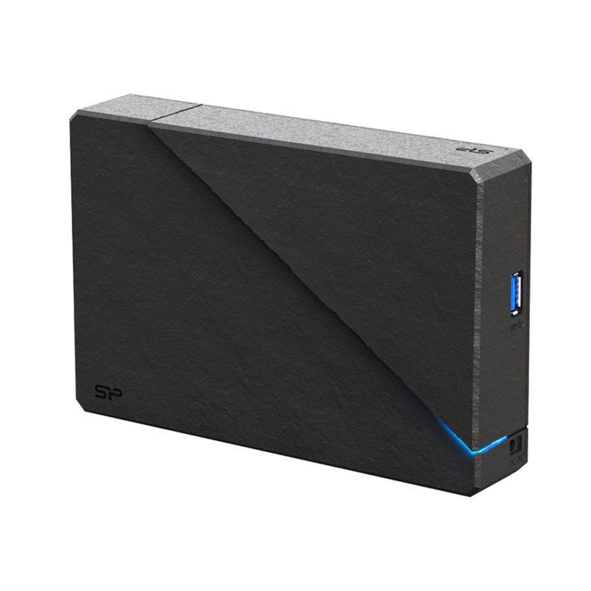 Ổ cứng di động SILICON POWER Stream S07 3TB Black, 3.5 inch USB 3.1 Gen1 - SP030TBEHDS07C3K