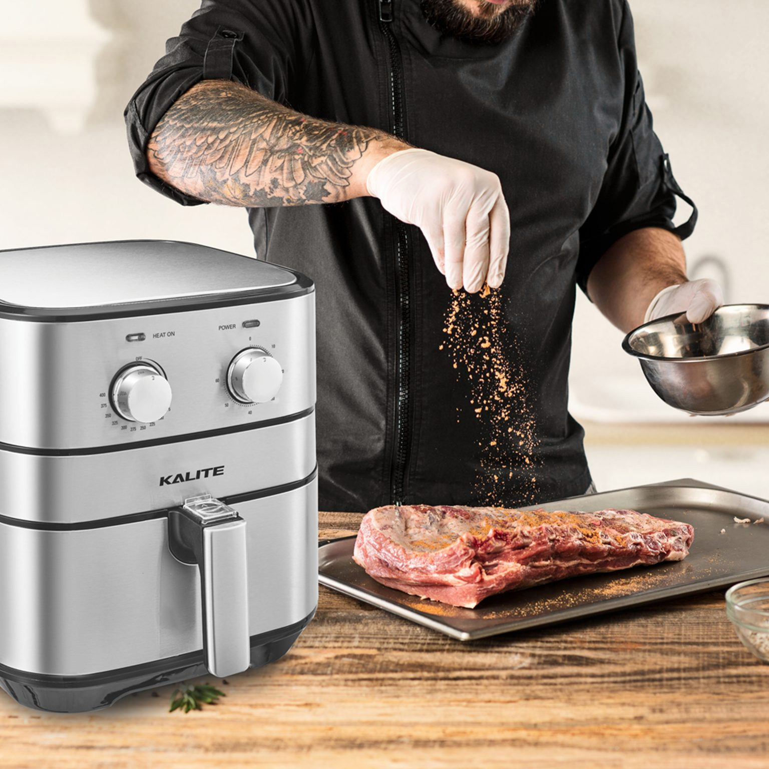 Nồi chiên không dầu Kalite Q5 5.4 lít