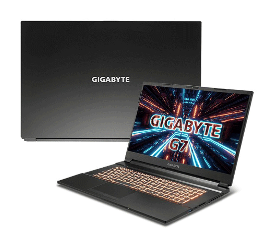 Laptop Gigabyte Gaming G7 (MD-71S1223SH) (i7 11800H /16GB Ram/512GB SSD/RTX3050Ti 4G/17.3 inch FHD 144Hz/Win 10/Đen) (2021)