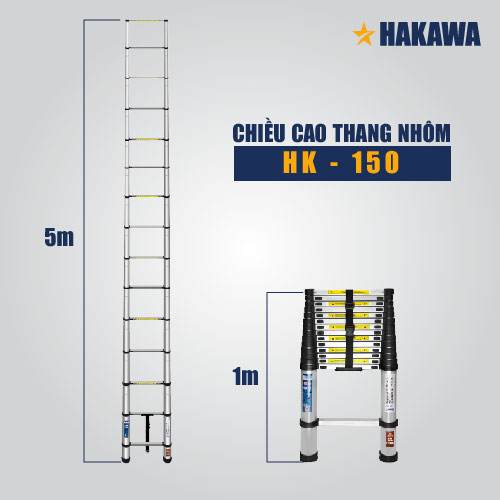 Thang Nhôm Rút Đơn HAKAWA HK-150
