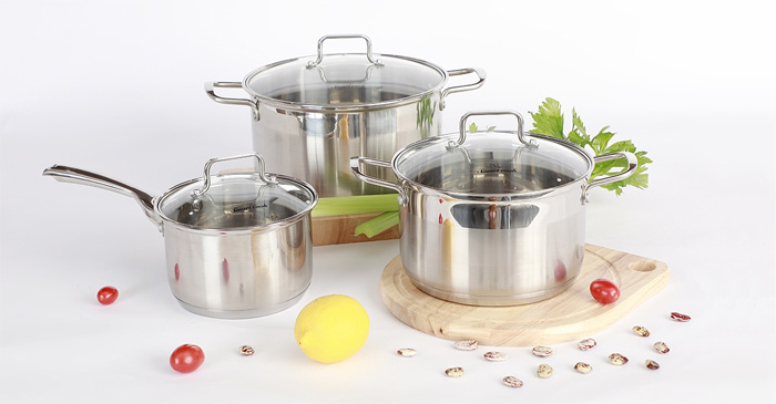 Bộ 3 nồi inox Smartcook 2101OL (size 16-20-24cm)