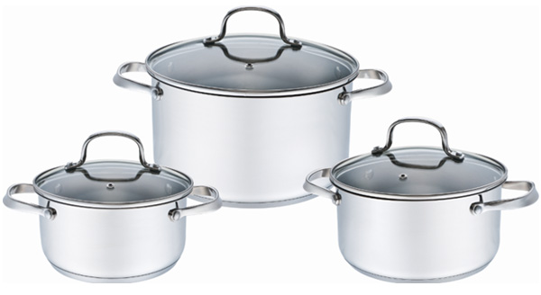Bộ nồi inox Smartcook SM3330 (18cm, 20cm, 24cm)