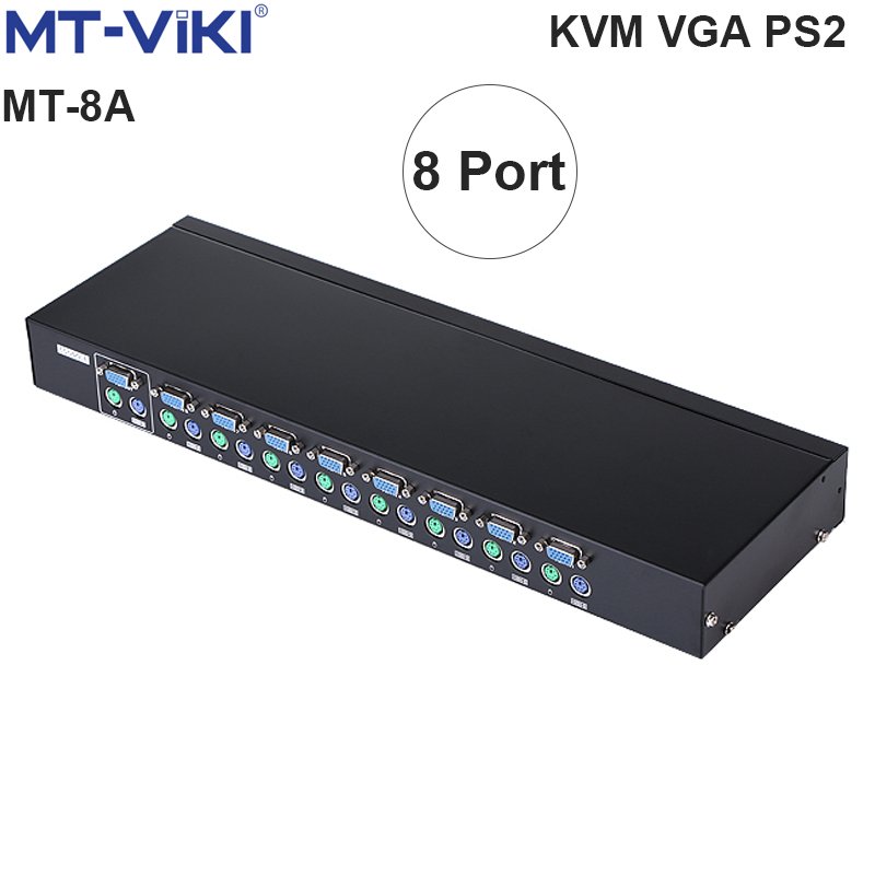 Bộ chuyển mạch  KVM Switch 8 Port 