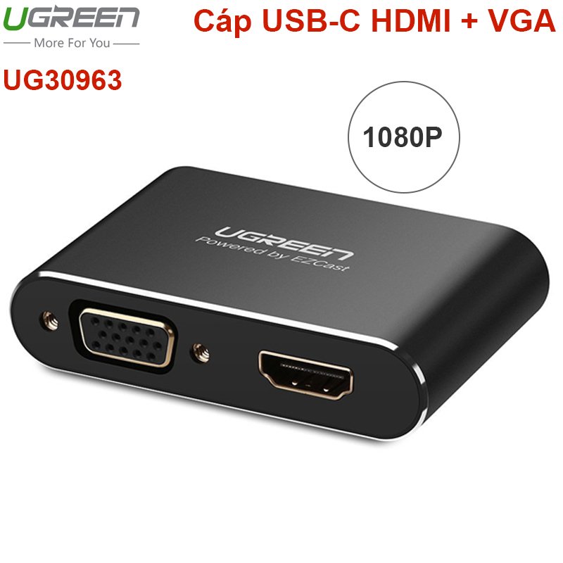 USB sang HDMI + VGA Ugreen 30963