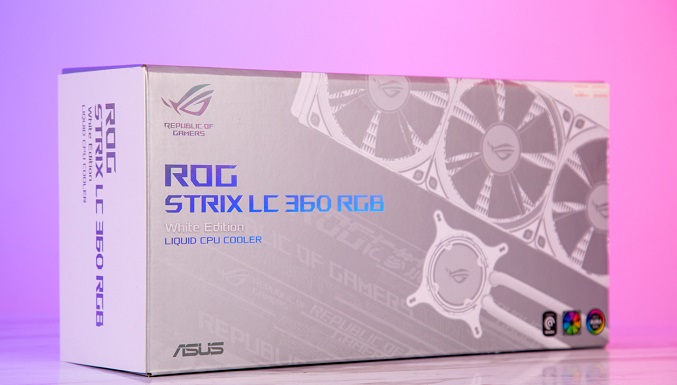 Tản nhiệt nước Asus ROG STRIX LC 360 RGB White Edition