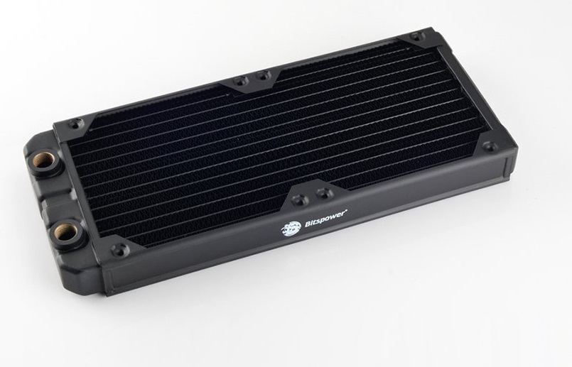Bitspower Leviathan SF 240 4xG1/4 inch Radiator (BP-NLSF240-F4PB)
