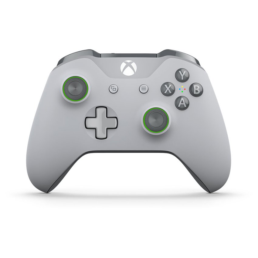 Tay cầm chơi game không dây Xbox One S - Grey / Green