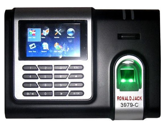 Máy chấm công vân tay thẻ cảm ứng Ronald Jack 3979C