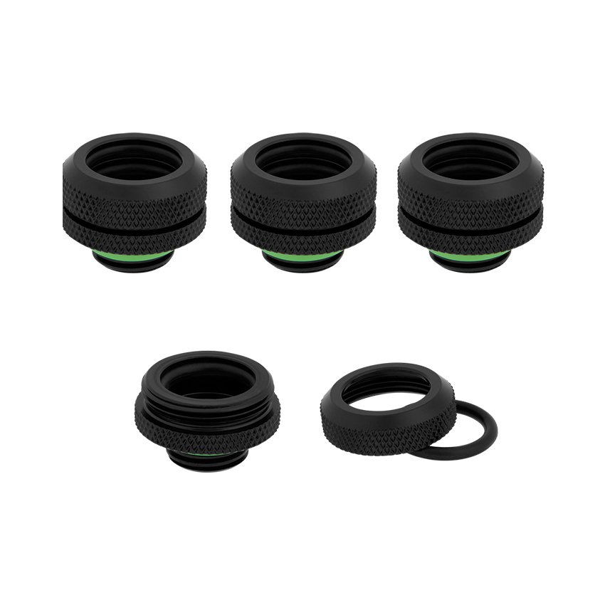 Corsair Hydro X Series XF Hardline 4-pack (14mm OD compression; black) (CX-9052008-WW )