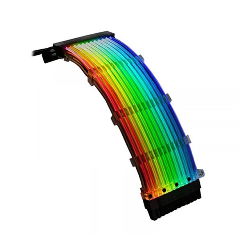 Dây Nguồn bọc lưới LIAN LI Strimer RGB 24 PIN (Kèm bộ điều khiển)