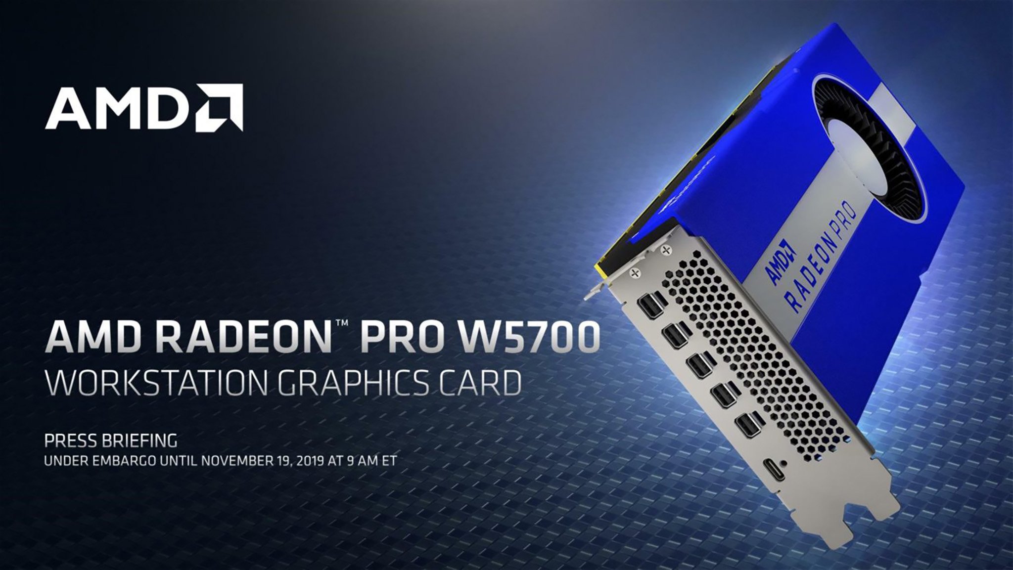 VGA RADEON PRO W5700/ 8GB of GDDR5 VRAM/AMD 7nm RDNA Architecture/ 256-Bit Memory Interface