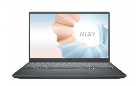 Laptop MSI Modern 14 (B11MOU-848VN) (i7-1195G7/8GB RAM/512GB SSD/14inch FHD 72%NTSC /Win 10/Xám) (2021)