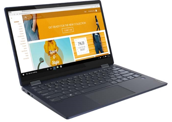 Laptop Lenovo IdeaPad Yoga 6 13ALC6 82ND00BDVN (AMD Ryzen™ 7-5700U | 8GB | 512GB | AMD Radeon | 13.3 inch Touch FHD | xoay gập 360 độ | Win 11 | Xanh)