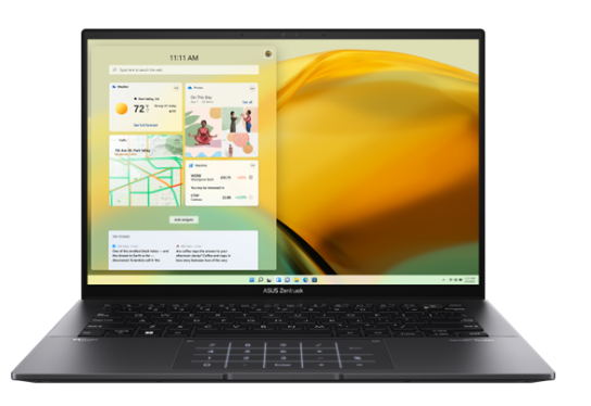 Laptop Asus Zenbook 14 OLED UM3402YA-KM074W (Ryzen™ 5-5625U | 8GB | 512GB | Radeon™ Graphics | 14 inch 2.8K | Windows 11 | Jade Black)