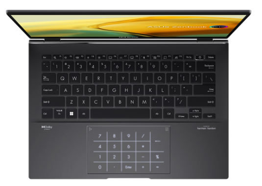 Laptop Asus Zenbook 14 OLED UM3402YA-KM074W (Ryzen™ 5-5625U | 8GB | 512GB | Radeon™ Graphics | 14 inch 2.8K | Windows 11 | Jade Black)