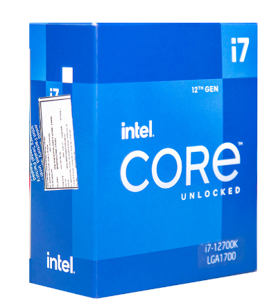 CPU Intel Core i7-12700KF (3.8GHz turbo up to 5.0Ghz, 12 nhân 20 luồng, 25MB Cache, 125W) - Socket Intel LGA 1700/Alder Lake)