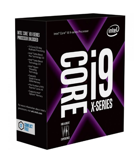 CPU Intel Core i9-10900X (3.5GHz turbo up to 4.5GHz, 10 nhân, 20 luồng, 19.25 MB Cache, 165W) - Socket Intel LGA 2066)