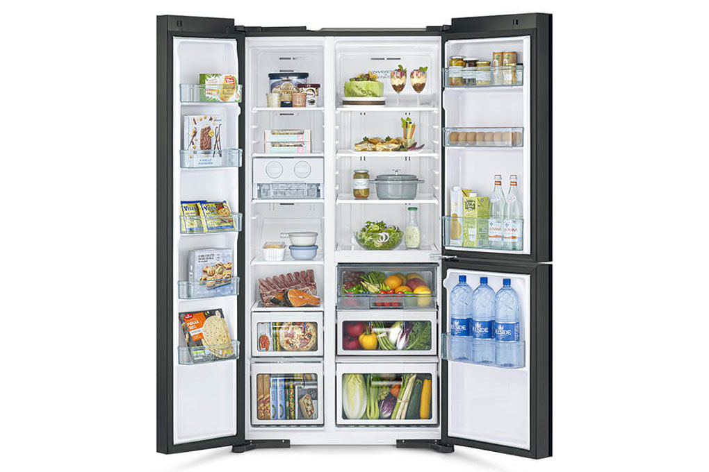 Tủ lạnh SBS Hitachi Inverter 590 lít R-M800PGV0
