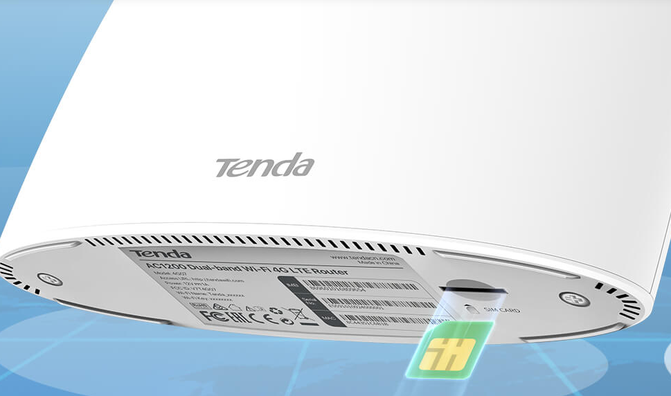 Bộ phát wifi sử dụng sim 4G LTE Tenda 4G07- AC1200