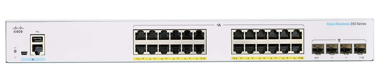 Switch Cisco CBS350-24P-4X-EU