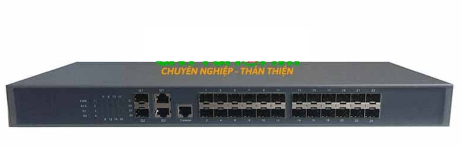 Switch BDCOM S2226FI 24 100Base-X Ports SFP, 2 Gigabit Combo Ports
