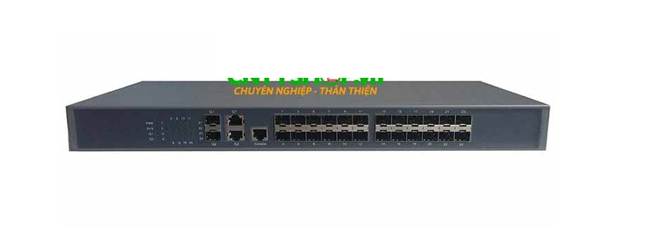 Switch BDCOM S2226FI-DC 24 100Base-X Ports SFP, 2 Gigabit Combo Ports