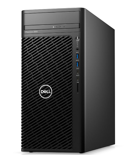 Máy trạm Workstation Dell Precision 3660 Tower - 42PT3660D11 (i5-12600 | 8GB DDR5 | SSD 512GB | NVIDIA T400 | DVDRW | 500W | KB_M | DOS | 3Yr)