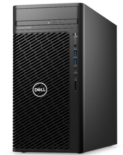 Máy trạm Workstation Dell Precision 3660 Tower - 42PT3660D13 (i9-12900 | 16GB DDR5 | SSD 512GB | NVIDIA T400 | DVDRW | 300W | KB_M | DOS | 3Yr)