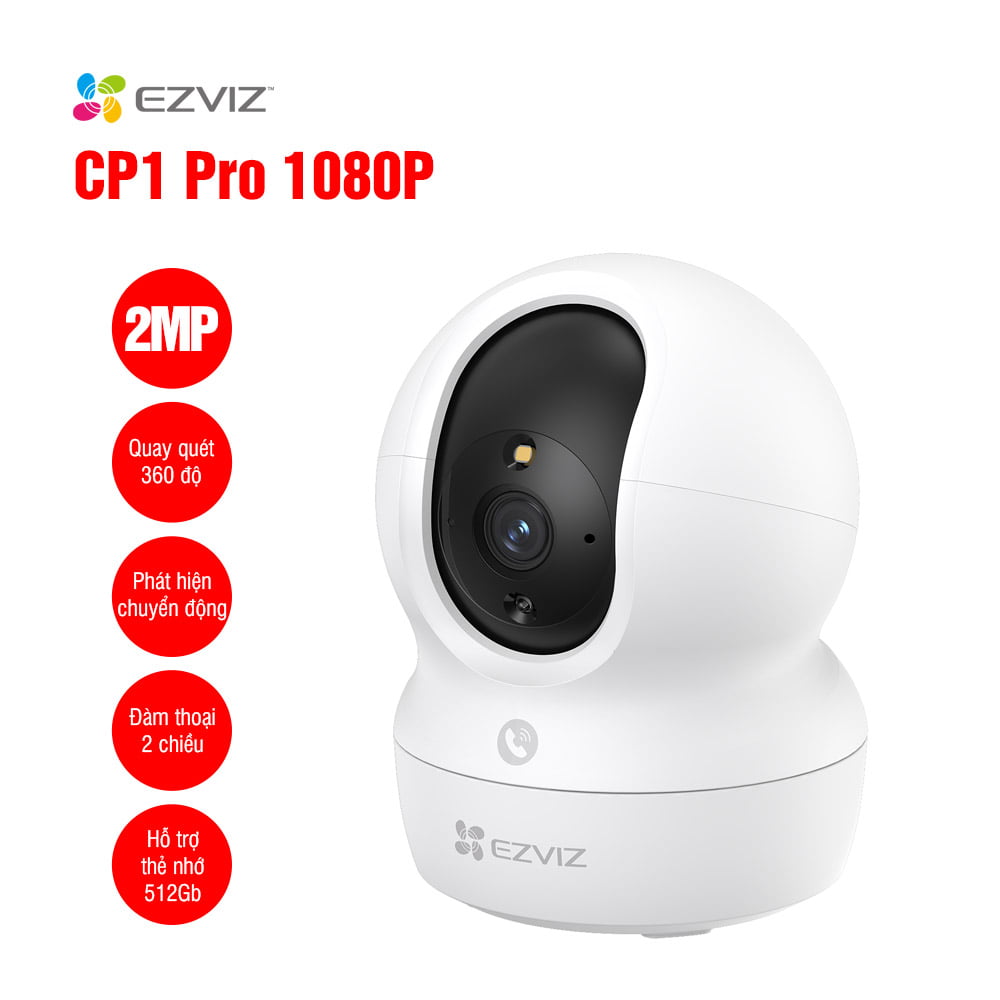 Camera WiFi quay quét thông minh EZVIZ CP1 Pro 1080P