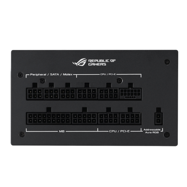 Nguồn máy tính Asus ROG Strix 1200W Gold Aura Edition (80 Plus Gold/ Full-Modular/ ATX/ LED ARGB/ Đen)