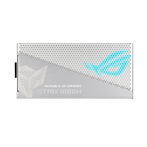 Nguồn máy tính Asus ROG Strix 1000W Gold Aura White Edition (80 Plus Gold/ Full-Modular/ ATX/ LED ARGB/ Trắng)