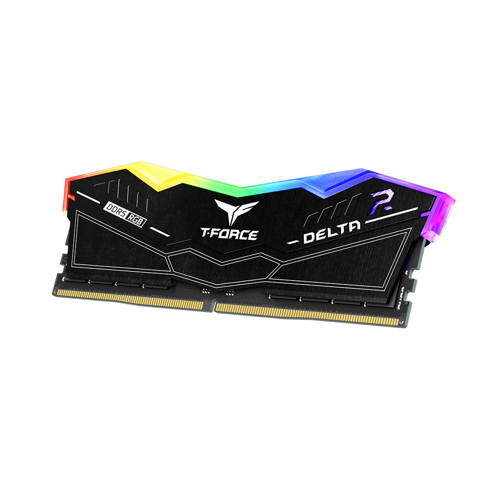 Ram PC Team Group T-Force Delta RGB 16GB DDR5 6000MHz Black (FF3D516G6000HC38A01)