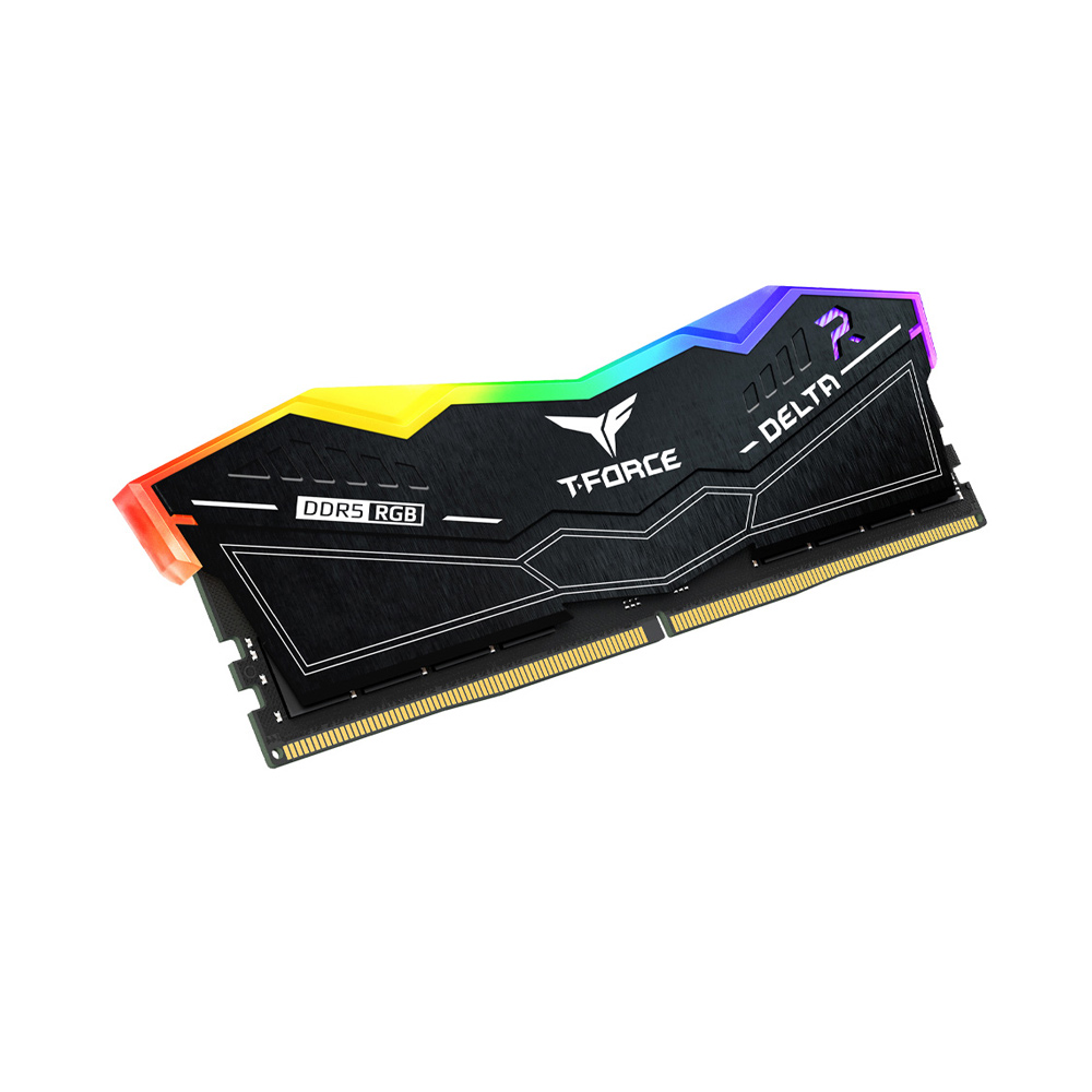 Ram PC Team Group T-Force Delta RGB 16GB DDR5 6000MHz Black (FF3D516G6000HC38A01)