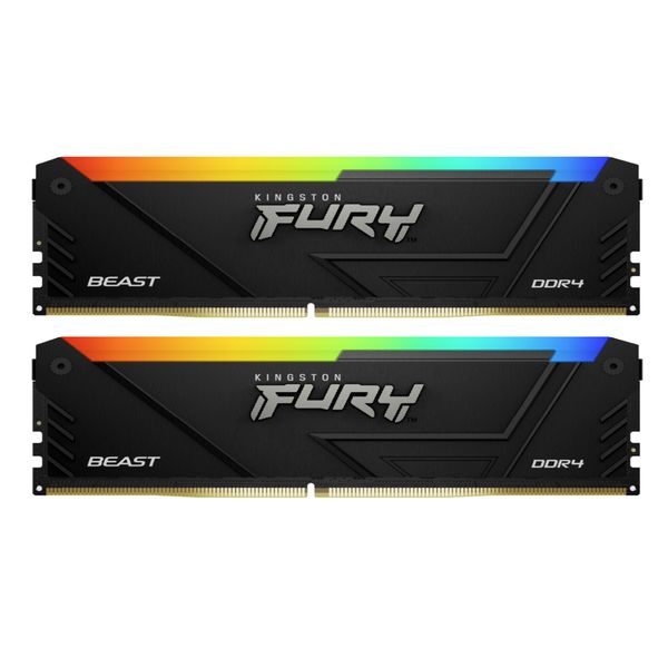 Ram desktop Kingston FURY Beast 64GB (2x32GB) DDR4 3600MHz (KF436C18BB2AK2/64) (DDR4/ LED RGB/ Non-ECC)