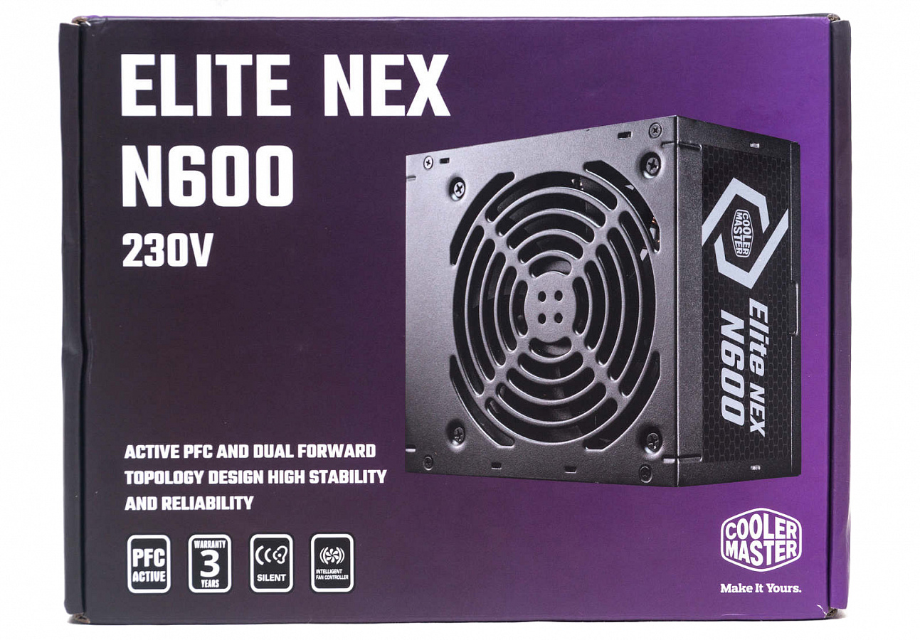 Nguồn máy tính Cooler Master Elite NEX N600 230V A/EU Cable