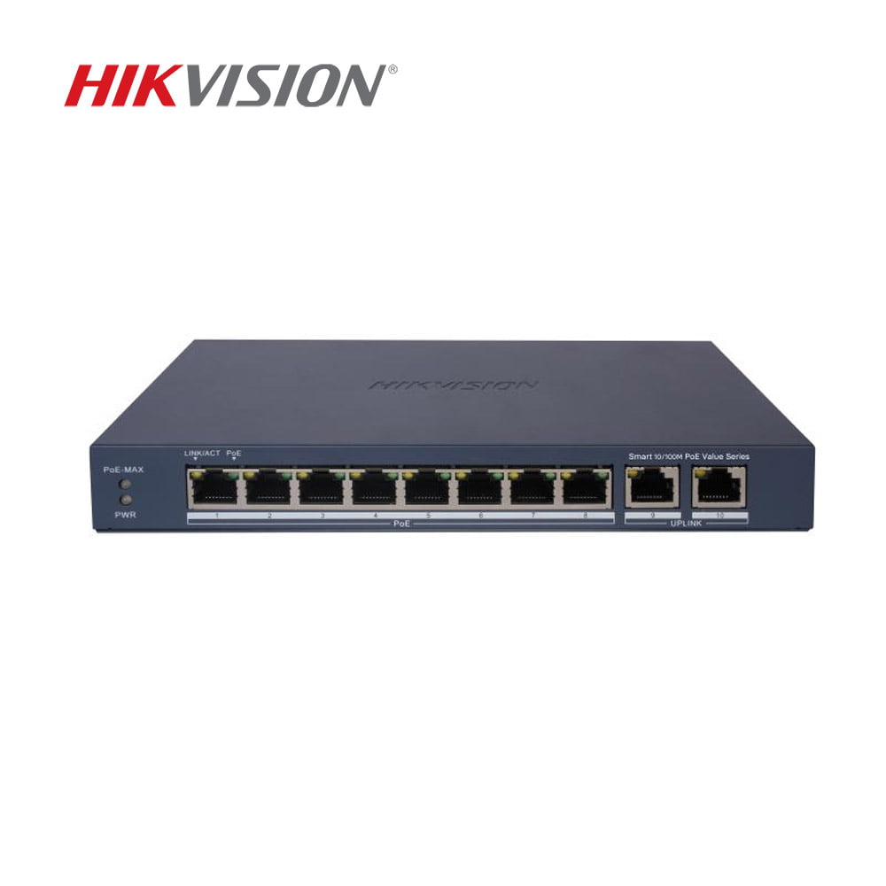 Switch PoE 8 cổng HIKVISION DS-3E1310P-EI/M