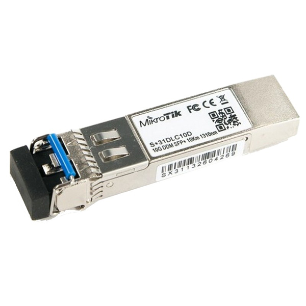 Module quang Mikrotik S+31DLC10D LC, 1310nm, up to 10km, SM, 1G/10G SFP+