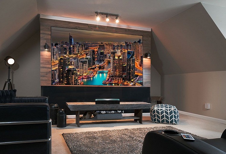 Màn chiếu khung cố định tương phản 4K 106 inch Dalite Fix106T